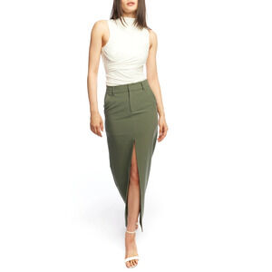 LBLC The Label Tess Skirt - Jade Sz M